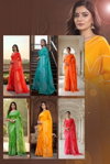 Amayah Vol 10 By Vallabhi Georgette Bandhani Saree Surat Wholesale Market